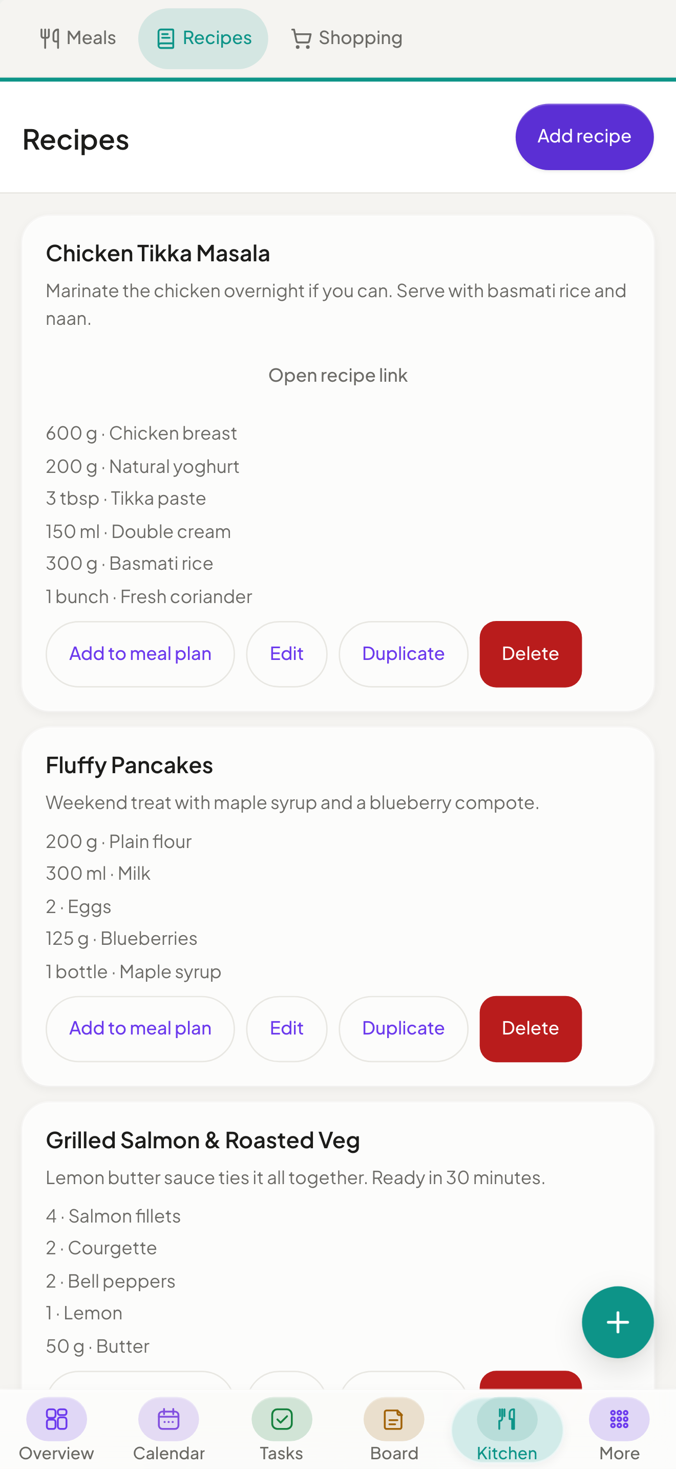 Recipes